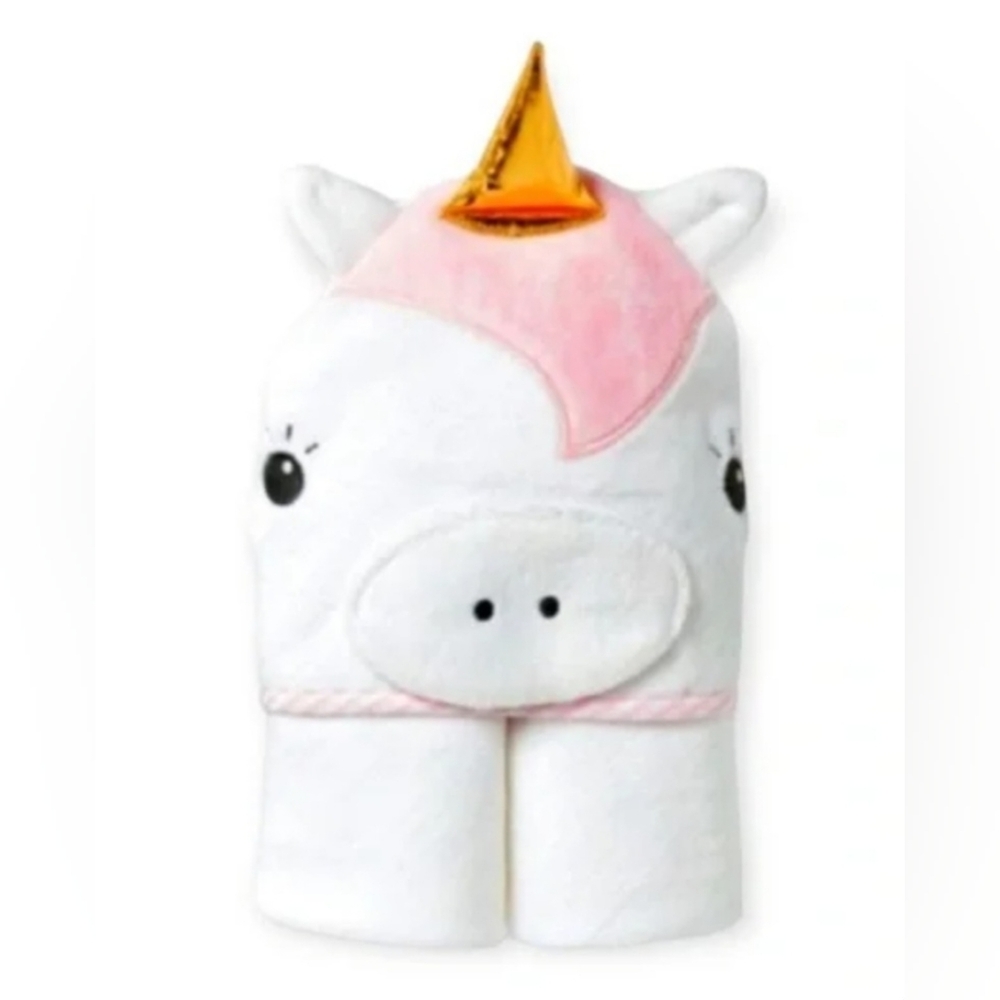 🔥 NWT Cloud Island Unicorn Hooded Towel 6 PACK Gift SET - White and Pink